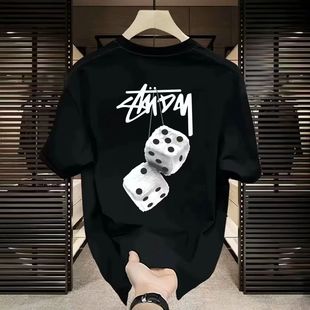 T恤男圆领200斤加肥加大胖哥上衣 潮胖哥哥全棉短袖 8XL大码 男装