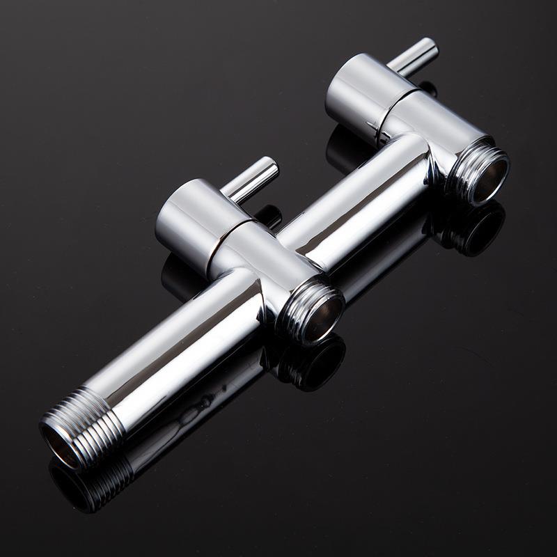 全铜双头水嘴龙头 洗衣机龙头水嘴专用 卫浴单冷快开龙头4分