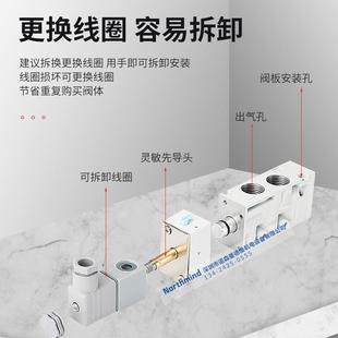 DC24 AC220 4E2C MVSC MINDMAN原装 4E1 4E2R 台湾金器电磁阀 460
