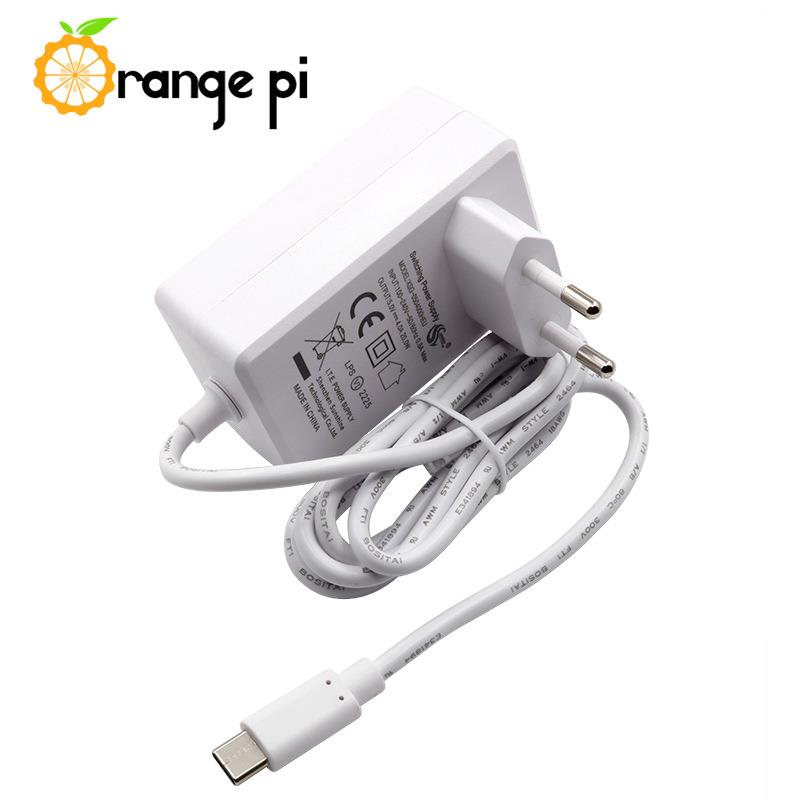 香橙派OrangePI5/800/4Lts/4B专用5V4A美/欧规电源Type-C