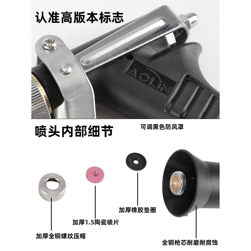 农用打药喷枪新式台湾澳林打药机专用高压喷头喷雾器高雾化喷雾枪