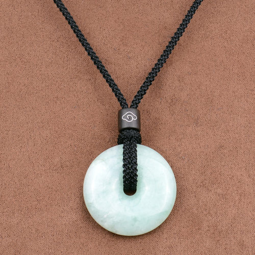 和田玉专用纯银儿童手工编织挂绳