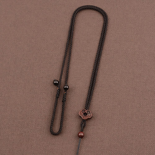 细款手工编织项链绳玉坠