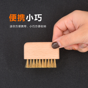 洗手刷缝隙刷儿童成人指缝清洁刷猪鬃毛柔软刷指甲美甲刷宝宝工具