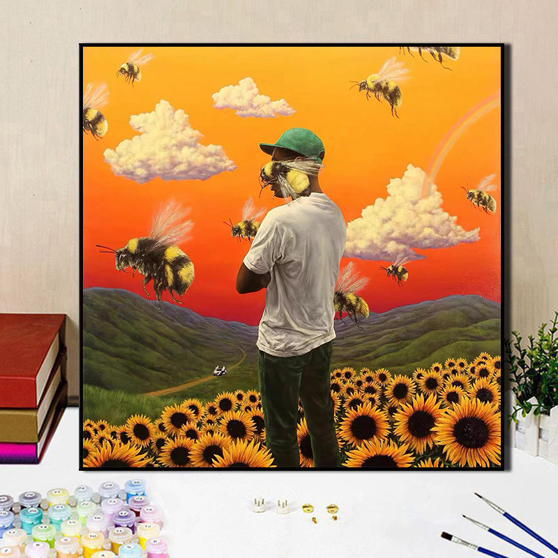 大本营diy数字油画北欧专辑封面