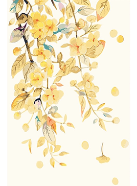 diydiy小清新风月季海棠油彩画