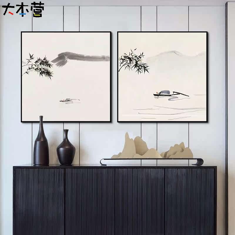 大本营diy数字油画吴冠中竹溪