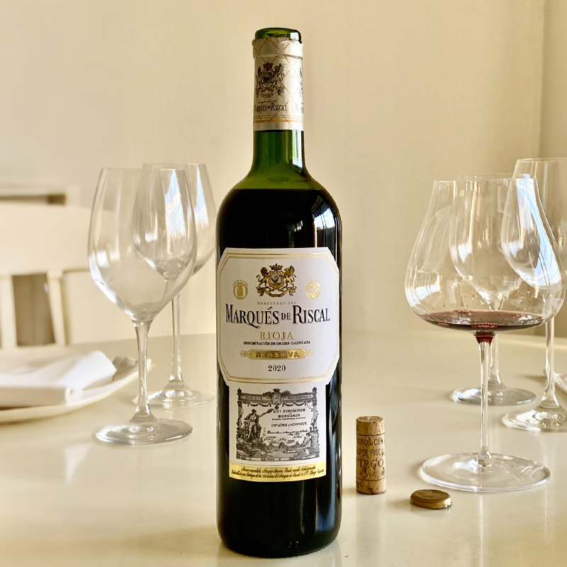 里奥哈名庄！Riscal 瑞格尔侯爵珍藏红葡萄酒 西班牙原瓶进口
