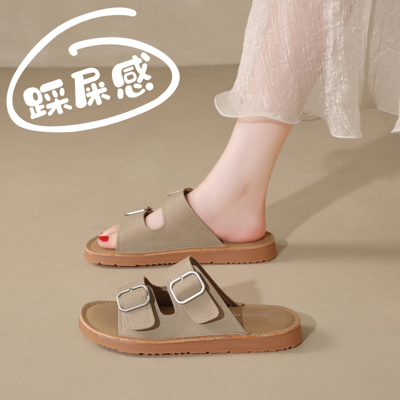 达夫妮软底勃肯凉拖女一字拖