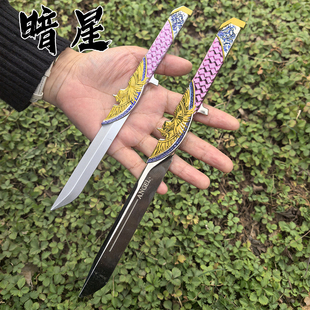 三角洲周边 恶魔暗黑魔化版 全金属模型兵器摆件 玩具未开刃 暗星