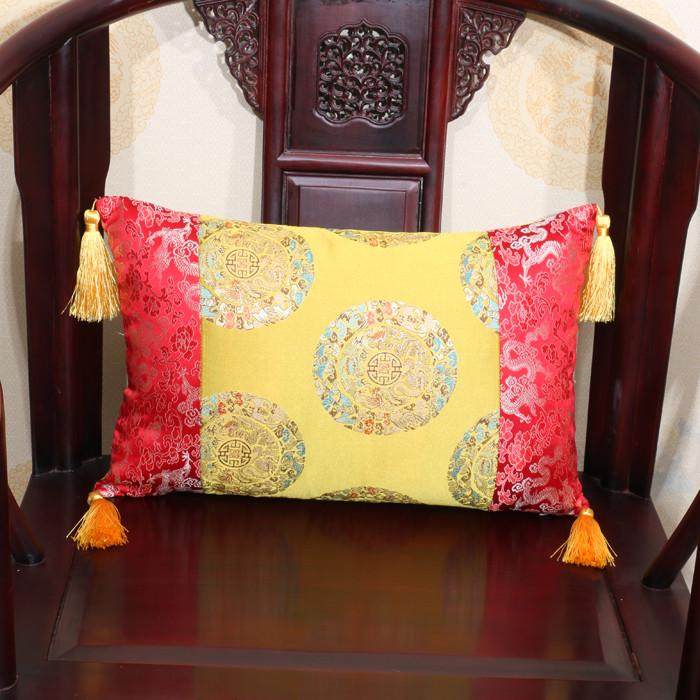 艺必旭 中式沙发靠垫办公室腰枕床头靠背汽车护腰抱枕套靠枕大号,居家布艺,靠垫/抱枕,淘宝优惠券,粉丝福利购,淘宝优惠卷