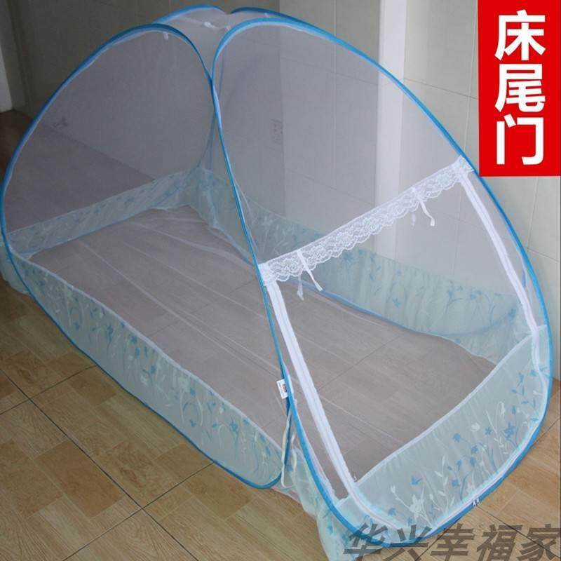 普通蚊帐 家用1.5米床 加密纹帐 无底梅花宿舍1m1.2m免安装蒙古包