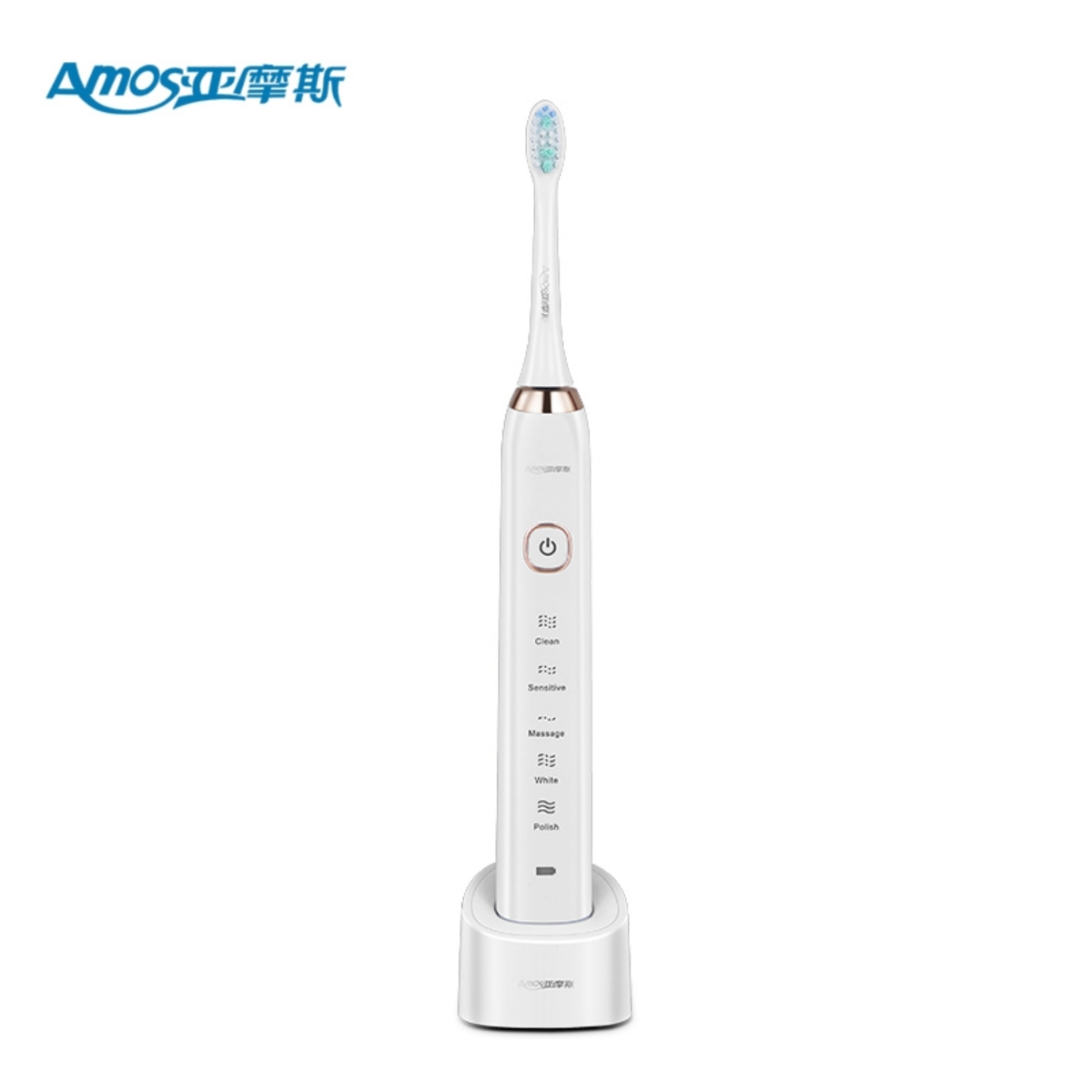 原装刷头Amos亚摩斯电动牙刷感应式充电AS-TB09刷头替换头配件