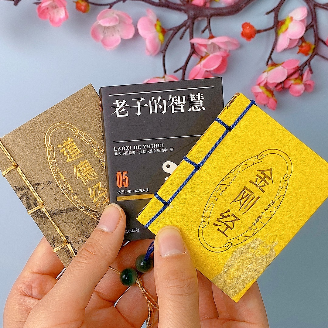 金刚经道德经老子的智慧口袋版佛家方便携带款口袋书心经读诵本原文小开本小册子般若波罗蜜经国学经典中国名著百部藏小墨香书