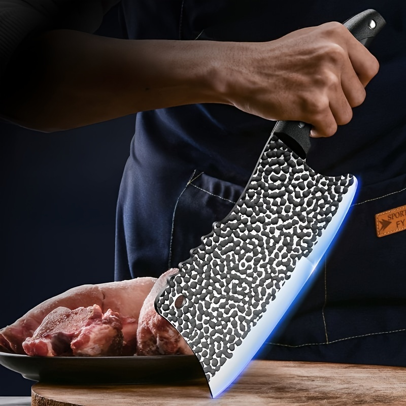 斩切两用菜刀砍骨刀斩骨刀家用胶柄锻打屠夫商用剁骨砍骨头专用刀