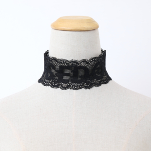 蕾丝项圈夏季遮颈纹脖子配饰护颈围脖颈圈女防晒脖套遮疤纹身领圈