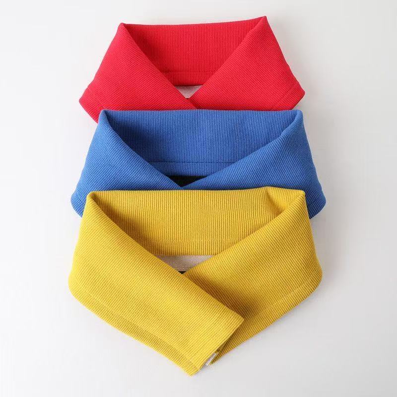 羽绒服衣领防脏神器配件领子包边保护套螺纹全包棉衣护领针织假领