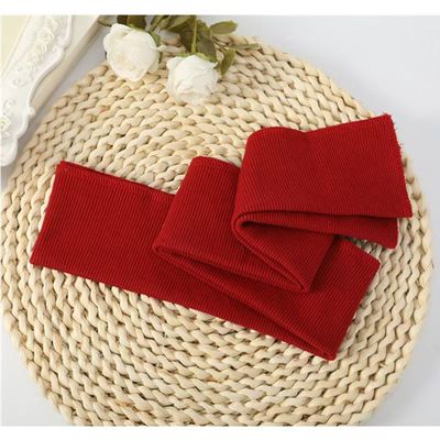 秋冬纯棉卫衣下摆接边加长螺纹布料领口更换衣服松紧收口罗纹辅料