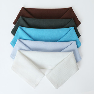 秋冬棉服防脏领子护套可拆洗保持领口干净清爽针织防风假领子男女