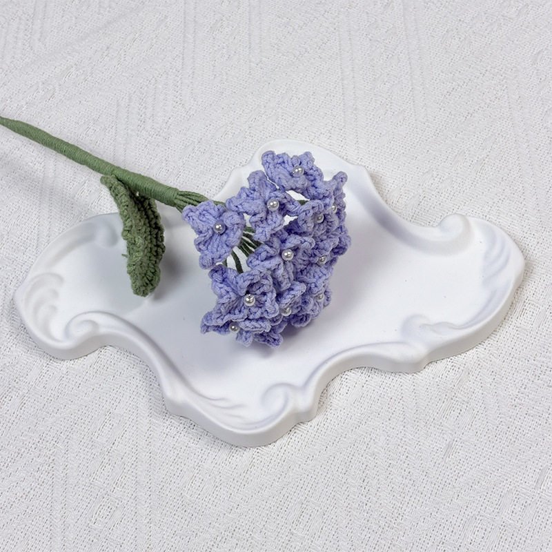 绣球花毛线编织花束针送