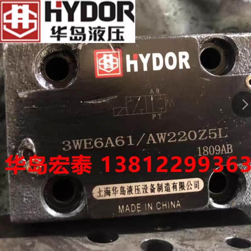 上海华岛液压 电磁换向阀 3WE6A61/AW2D20Z5L 3WE6A61/AG24Z5L