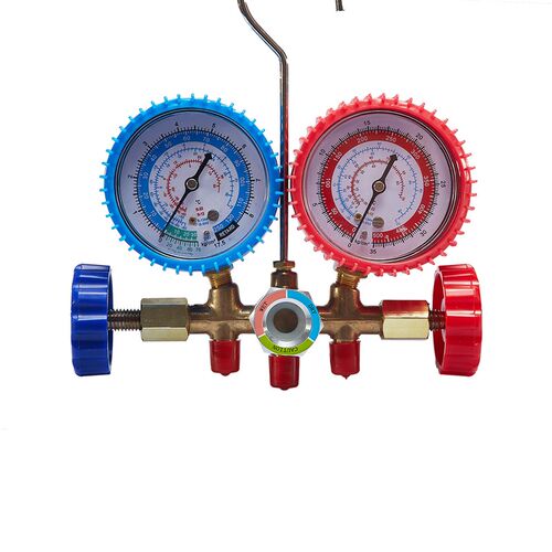 3CFM 1/4HP Vacumum Pump + A/C Refrigeration Manifold Gauge