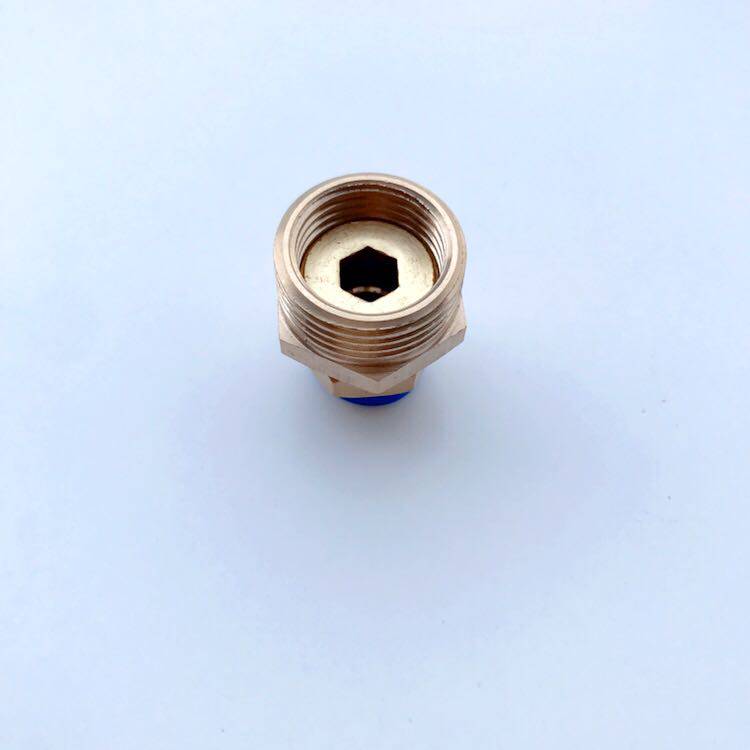 g3/4 dn20 六分 塑料管快插接头 一侧外螺纹 一侧pu管快插 组合式