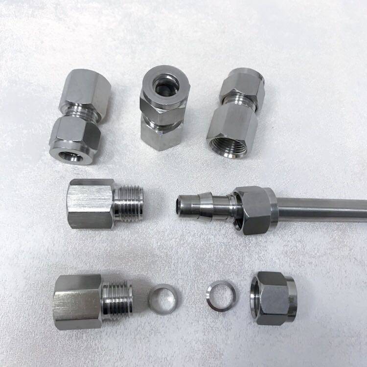 g3/8 不锈钢内螺纹卡套接头 内螺纹三分 g3/8 卡外径6-8-10mm钢管