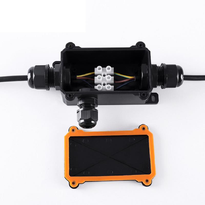 ip68 接线盒地埋灯 盒子一进三出户外塑料801电缆接线盒