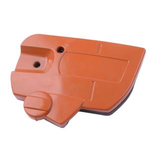 450汽油锯链锯防屑罩压紧盖刹车板 适用于富世华Husqvarna445E