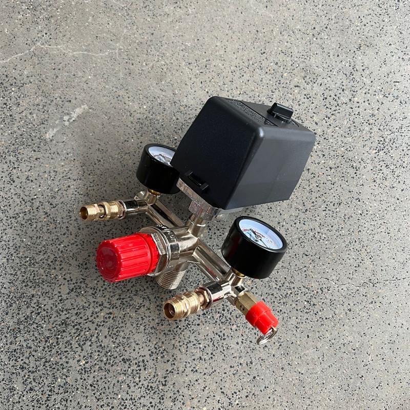 空压机配件巴马支架总成带旋钮开关0.5-0.8M自动压力控制开关总成