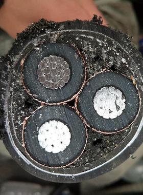 YJLV22铠装8.7-15KV铝芯高压电缆 3芯*400 500平方10KV高压电缆线