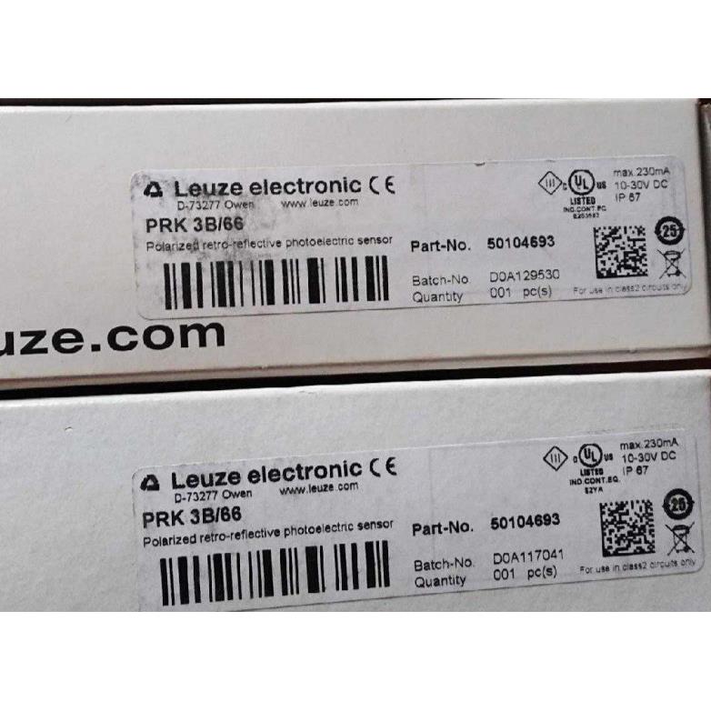 全新LEUZE劳易测PRK 3B/66 PRK 25B/44-S12光电开关 原装现货
