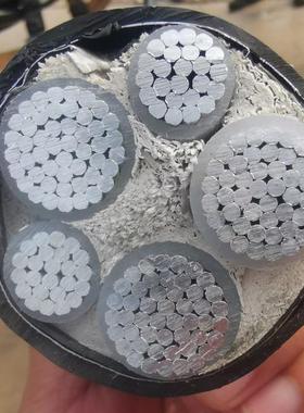 YJLV22地埋铠装铝芯电缆线5芯150 185 240平方带铠3+2铝电缆 铝线