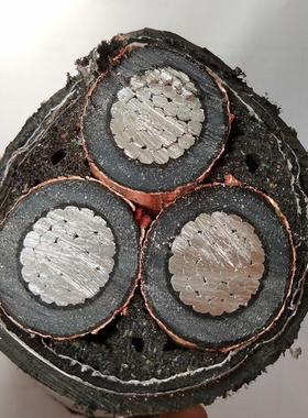 YJLV22铠装8.7-15KV铝芯高压电缆 3芯*240 300平方10KV高压电缆线