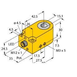 现货Turck 图尔克BI15R-W30-DAP6X-H1141 电感式接近开关14040
