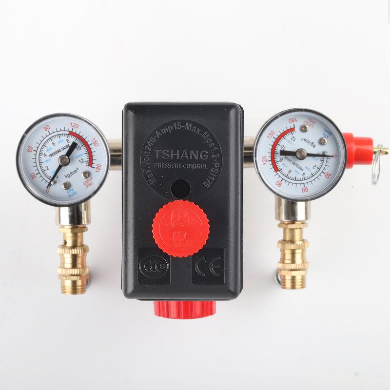 空压机巴马支架调压阀175PSI可调压开关总成气泵压力调节器总成批