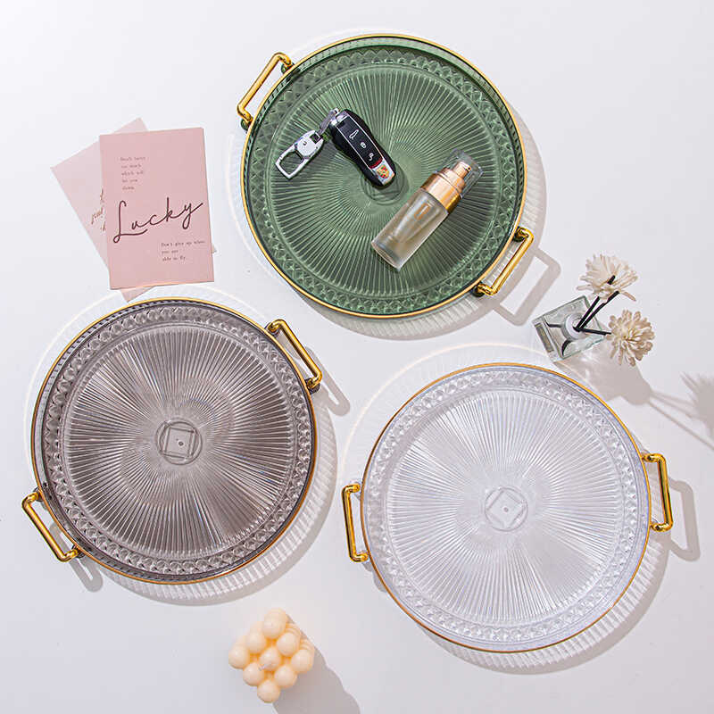 家用零食高级感茶几客厅摆放盘子