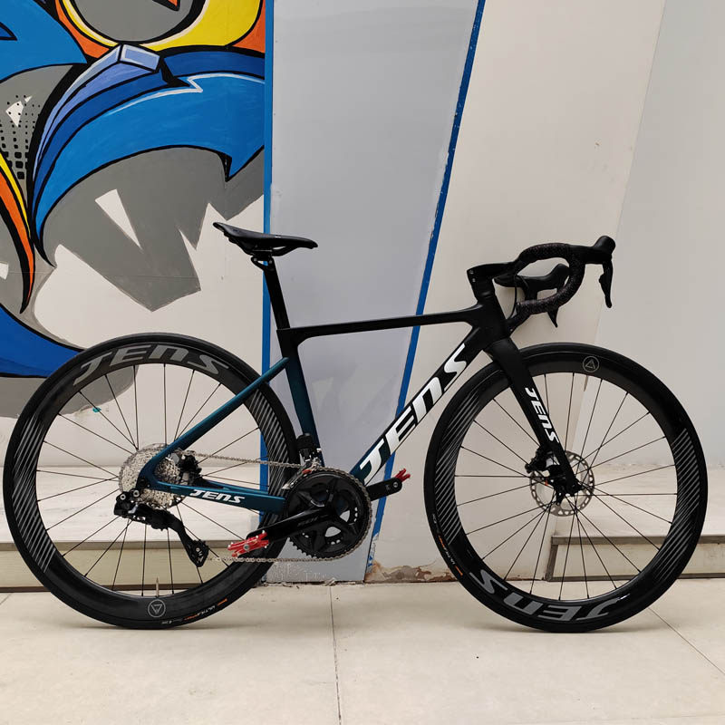 jens老金碳纤自行车公路车跑车车架组免费定制涂装圈刹碟刹700c