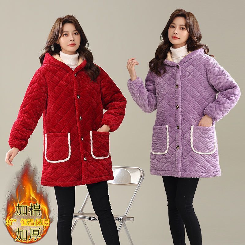 外穿年轻款新款冬季罩衣