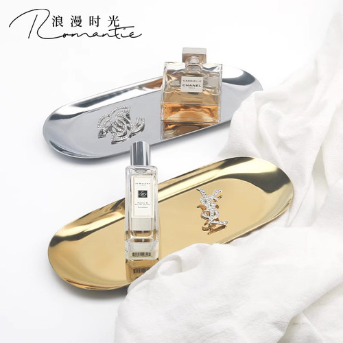 浪漫时光香薰蜡烛托盘北欧复古