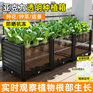 【原起点·】亚历克种植箱加大加深花箱蔬菜箱庭院阳台专用种菜箱
