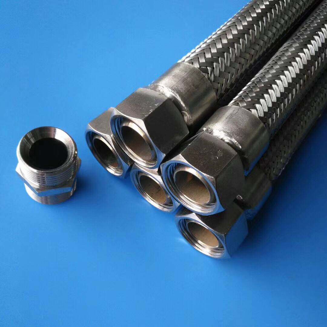 304不锈钢蒸汽管波纹管1寸dn25暖气管编织网金属软管燃气管高温压