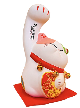 劫财猫招财猫大力巨臂肌肉发财猫开业礼物存钱罐礼品家用前台摆件