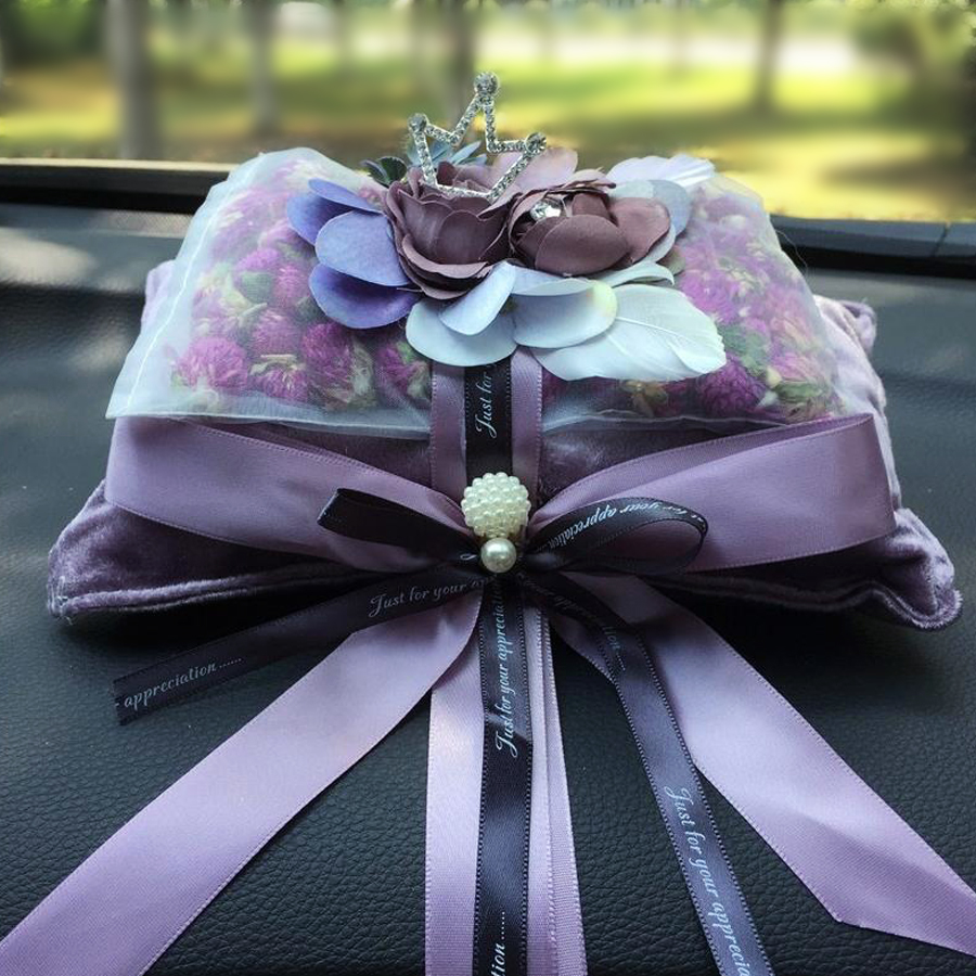 汽车香薰新车除甲醛干花摆件车载