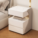 智能床头柜全实木小型床边柜子保险箱一体2026新款 轻奢家用主卧室