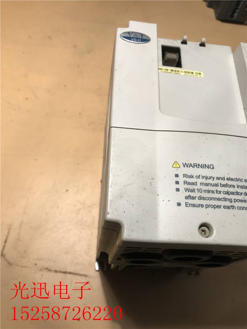 拆机蓝海华腾变频器v5-h-2t2.2g-14 2.2kw 220v测试包好 现货质保
