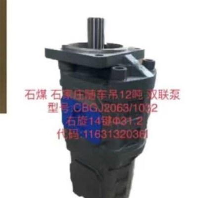 石煤随车吊齿轮泵