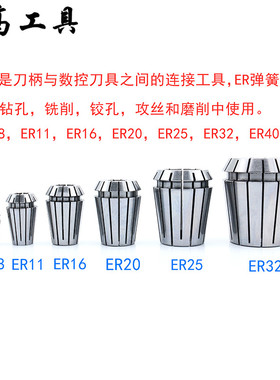 ER32夹头 筒夹ER8 11 20  25  40弹性夹头  嗦咀 雕刻机 铣夹头