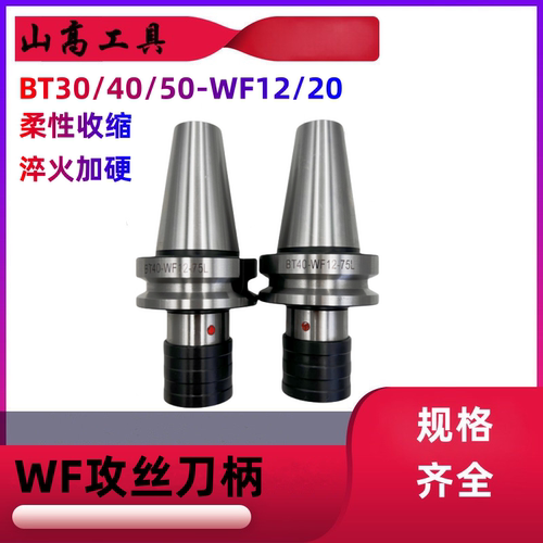 BT40攻丝刀柄快换式/30/50-WF12/20/33 加工中心伸缩缓冲数控刀柄